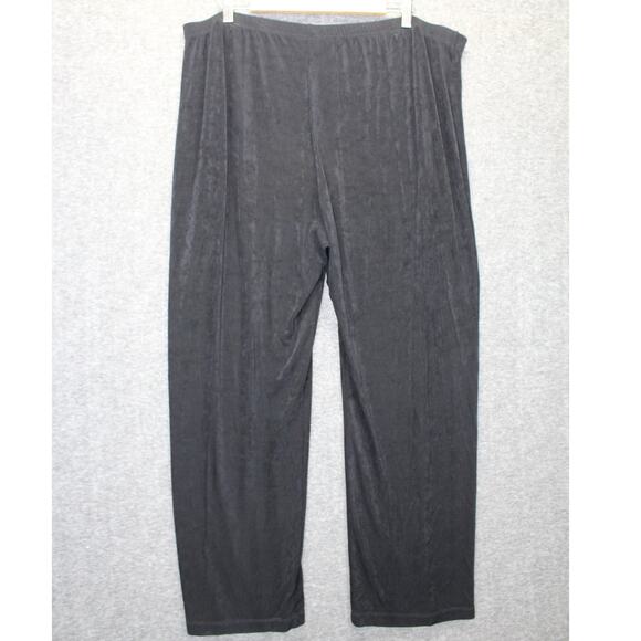 Chico’s Travelers Women’s Size 4R (US 20/22R) Pull On Slinky Pants Black - Picture 2 of 5